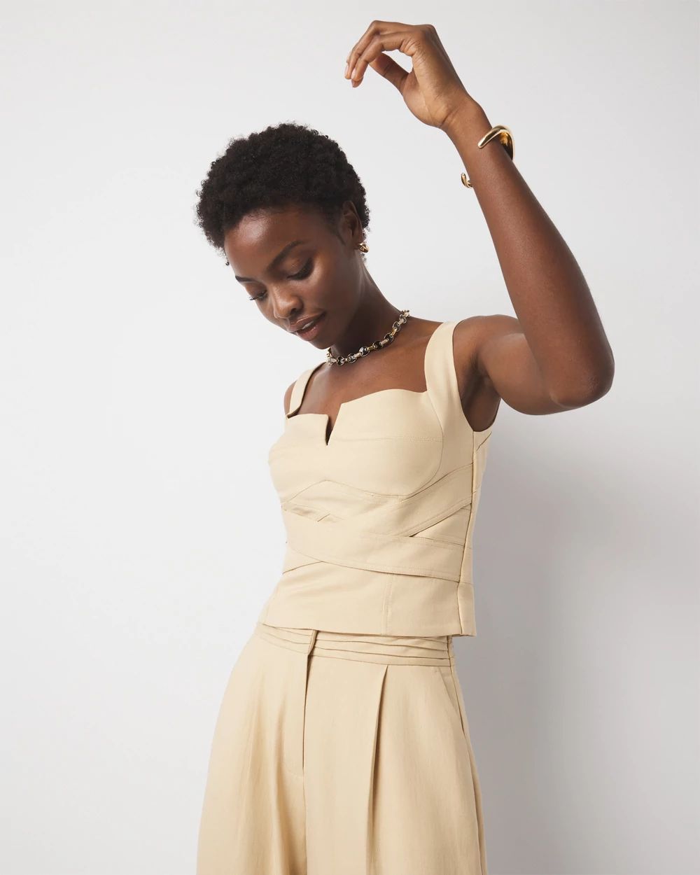 Bandage Wrap Bustier | White House Black Market